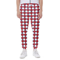 Fourth of July American Plaid Print Joggers