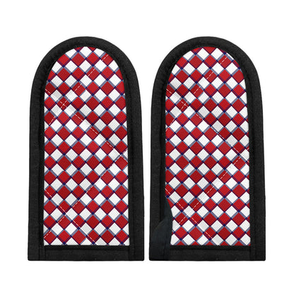 Fourth of July American Plaid Print Skillet Handle Cover
