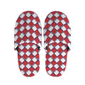 Fourth of July American Plaid Print Slippers