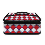 Fourth of July American Plaid Print Small Lunch Bag