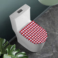 Fourth of July American Plaid Print Toilet Lid Cover
