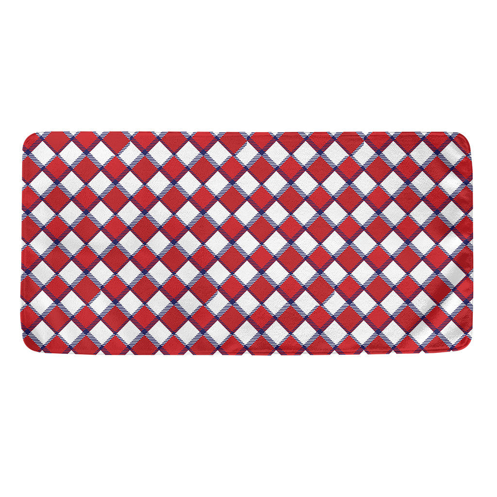 Fourth of July American Plaid Print Towel