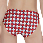 Fourth of July American Plaid Print Women's Panties