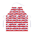 Fourth of July USA Star Pattern Print Adjustable Apron