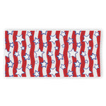 Fourth of July USA Star Pattern Print Beach Towel