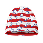 Fourth of July USA Star Pattern Print Beanie