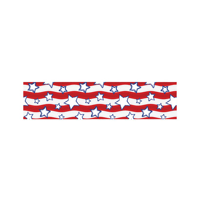 Fourth of July USA Star Pattern Print Bed Runner