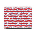 Fourth of July USA Star Pattern Print Bifold Wallet