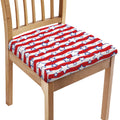 Fourth of July USA Star Pattern Print Chair Cushion Cover
