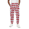 Fourth of July USA Star Pattern Print Cotton Sweatpants