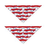 Fourth of July USA Star Pattern Print Dog Bandana