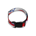 Fourth of July USA Star Pattern Print Dog Collar