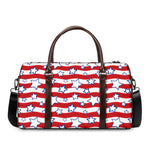 Fourth of July USA Star Pattern Print Duffle Bag