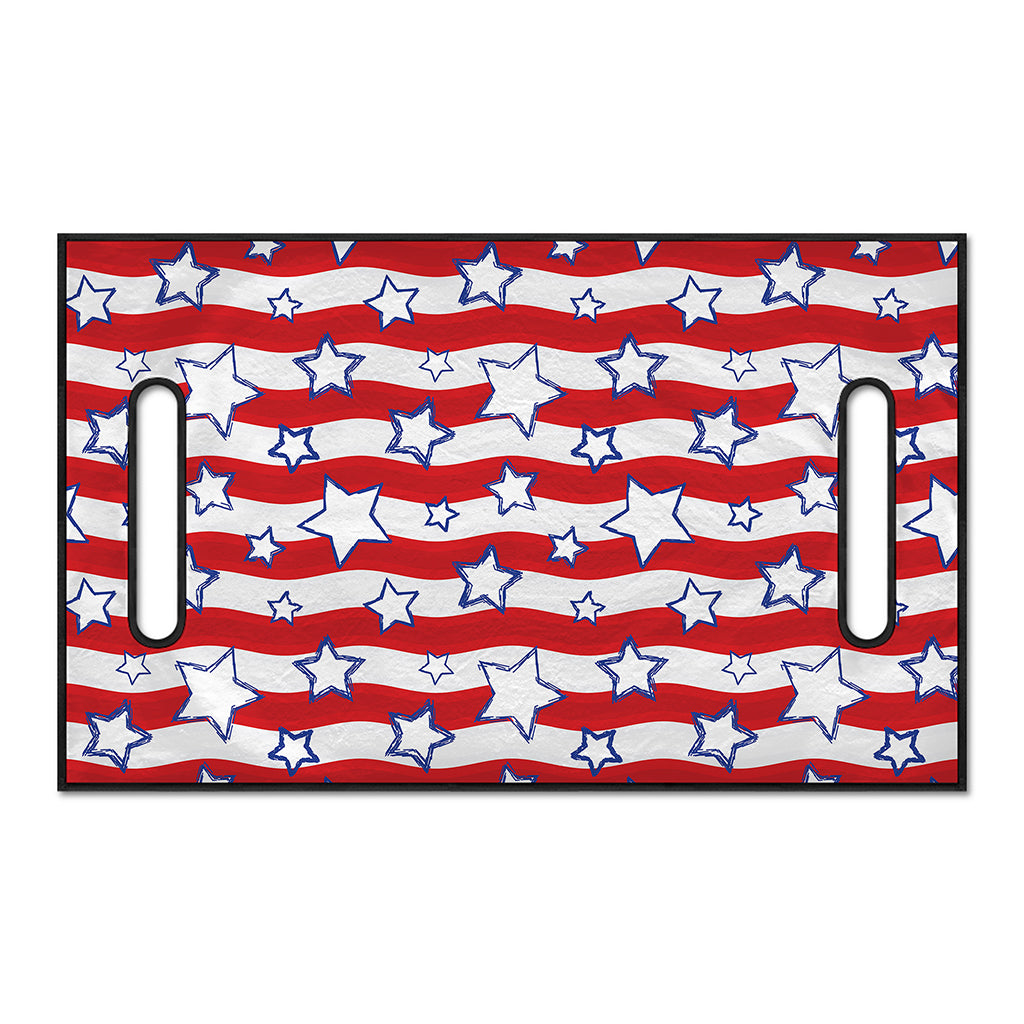 Fourth of July USA Star Pattern Print Golf Cart Seat Cover