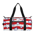 Fourth of July USA Star Pattern Print Gym Bag