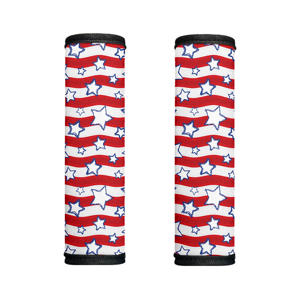 Fourth of July USA Star Pattern Print Handle Covers