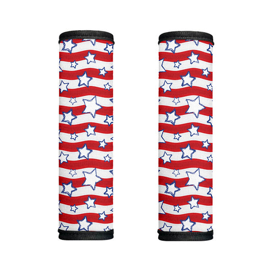 Fourth of July USA Star Pattern Print Handle Covers