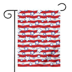 Fourth of July USA Star Pattern Print House Flag