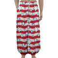 Fourth of July USA Star Pattern Print Lantern Pants