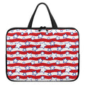 Fourth of July USA Star Pattern Print Laptop Sleeve With Handle