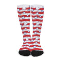 Fourth of July USA Star Pattern Print Long Socks