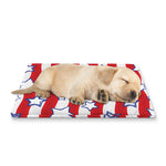 Fourth of July USA Star Pattern Print Pet Cooling Mat Cover