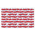 Fourth of July USA Star Pattern Print Polyester Doormat