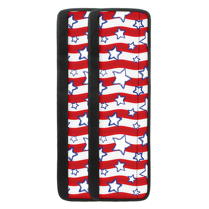 Fourth of July USA Star Pattern Print Refrigerator Handle Covers