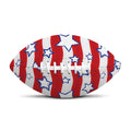 Fourth of July USA Star Pattern Print Rugby Ball