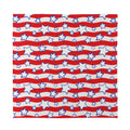 Fourth of July USA Star Pattern Print Silk Bandana
