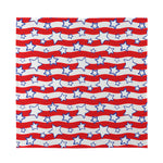 Fourth of July USA Star Pattern Print Silk Bandana
