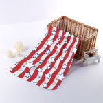 Fourth of July USA Star Pattern Print Towel