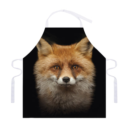Fox Portrait Print Adjustable Apron