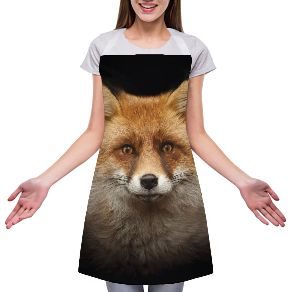 Fox Portrait Print Adjustable Apron