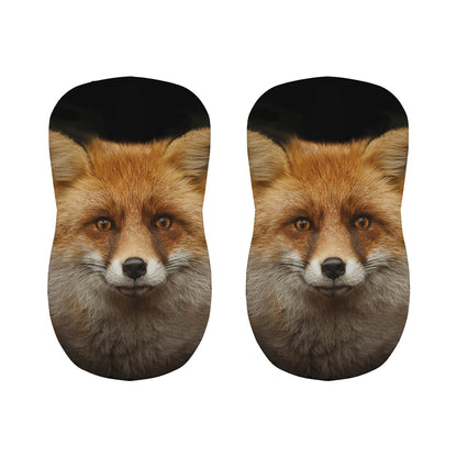 Fox Portrait Print Bar Stool Covers