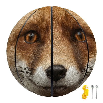 Fox Portrait Print Basketball