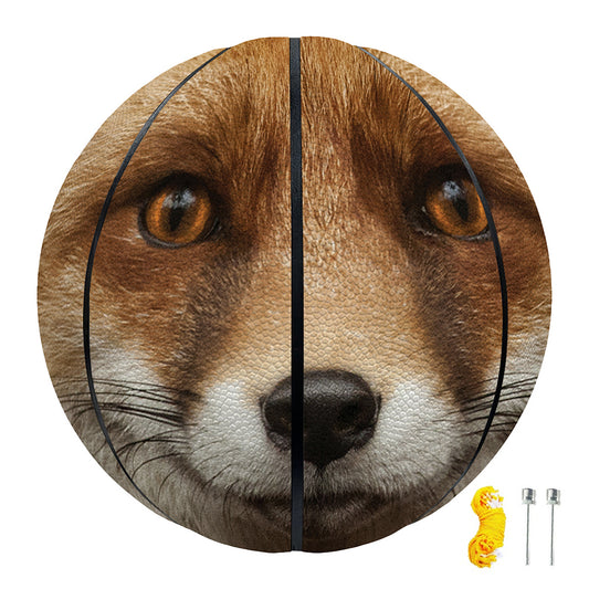 Fox Portrait Print Basketball