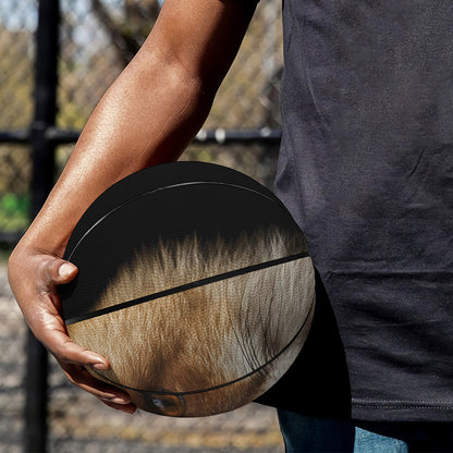 Fox Portrait Print Basketball