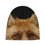 Fox Portrait Print Beanie