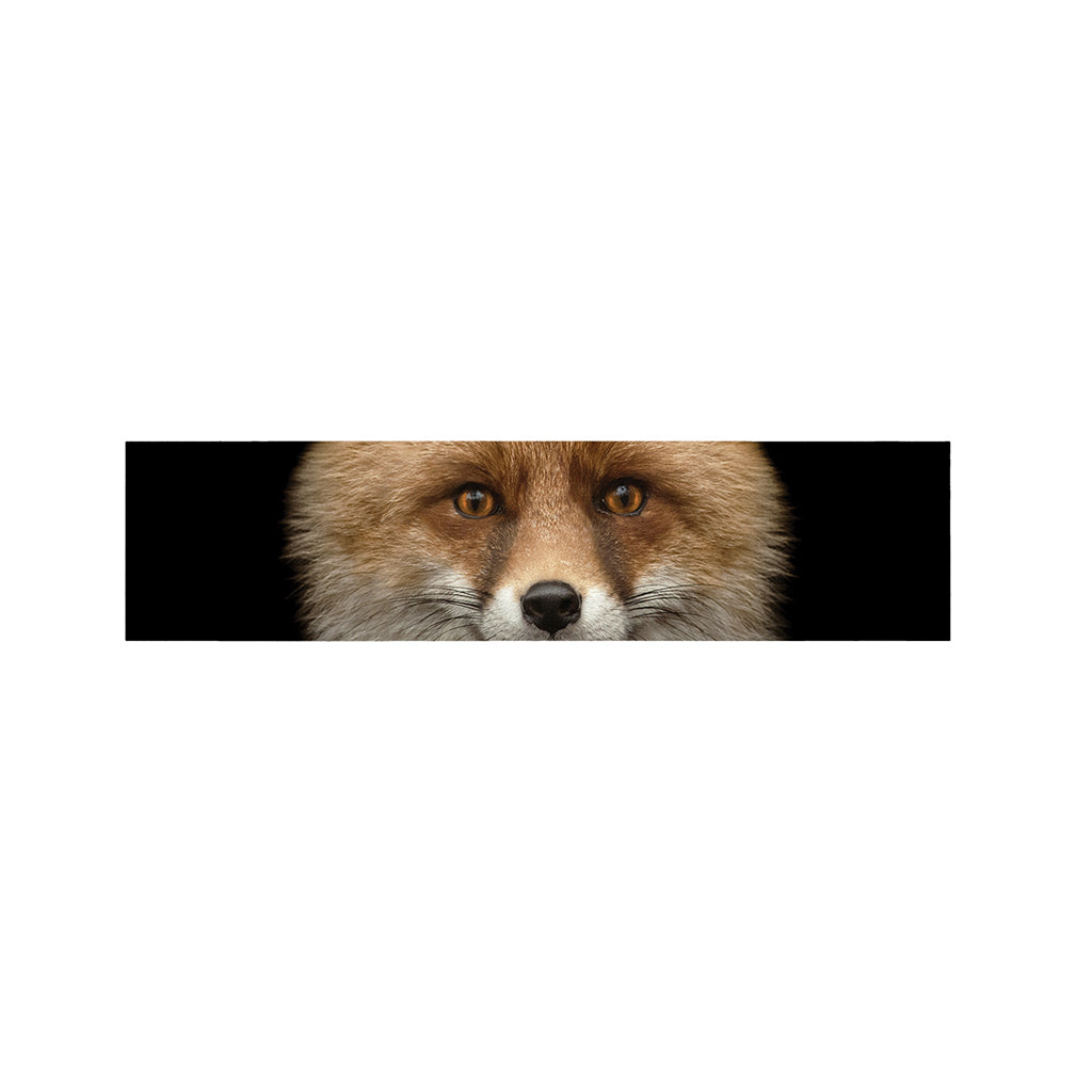 Fox Portrait Print Bed Runner