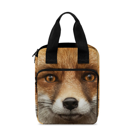 Fox Portrait Print Bible Tote Bag