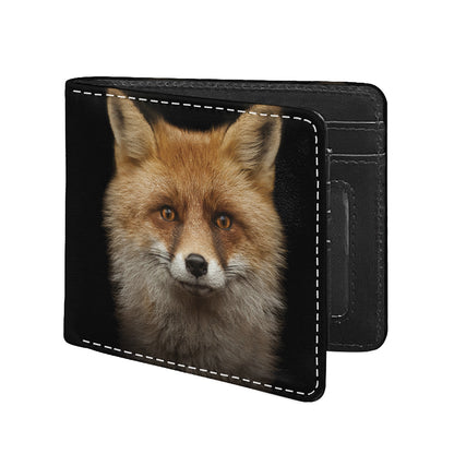 Fox Portrait Print Bifold Wallet