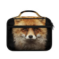 Fox Portrait Print Briefcase Bible Bag