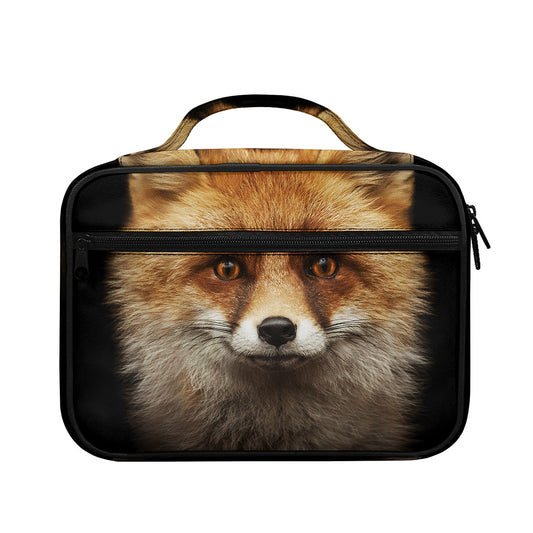 Fox Portrait Print Briefcase Bible Bag