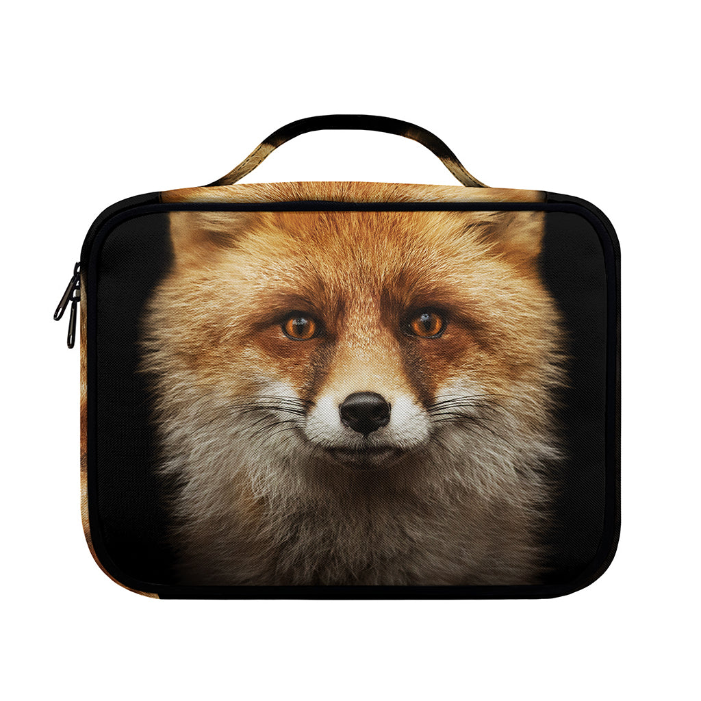 Fox Portrait Print Briefcase Bible Bag