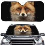 Fox Portrait Print Car Windshield Sun Shade