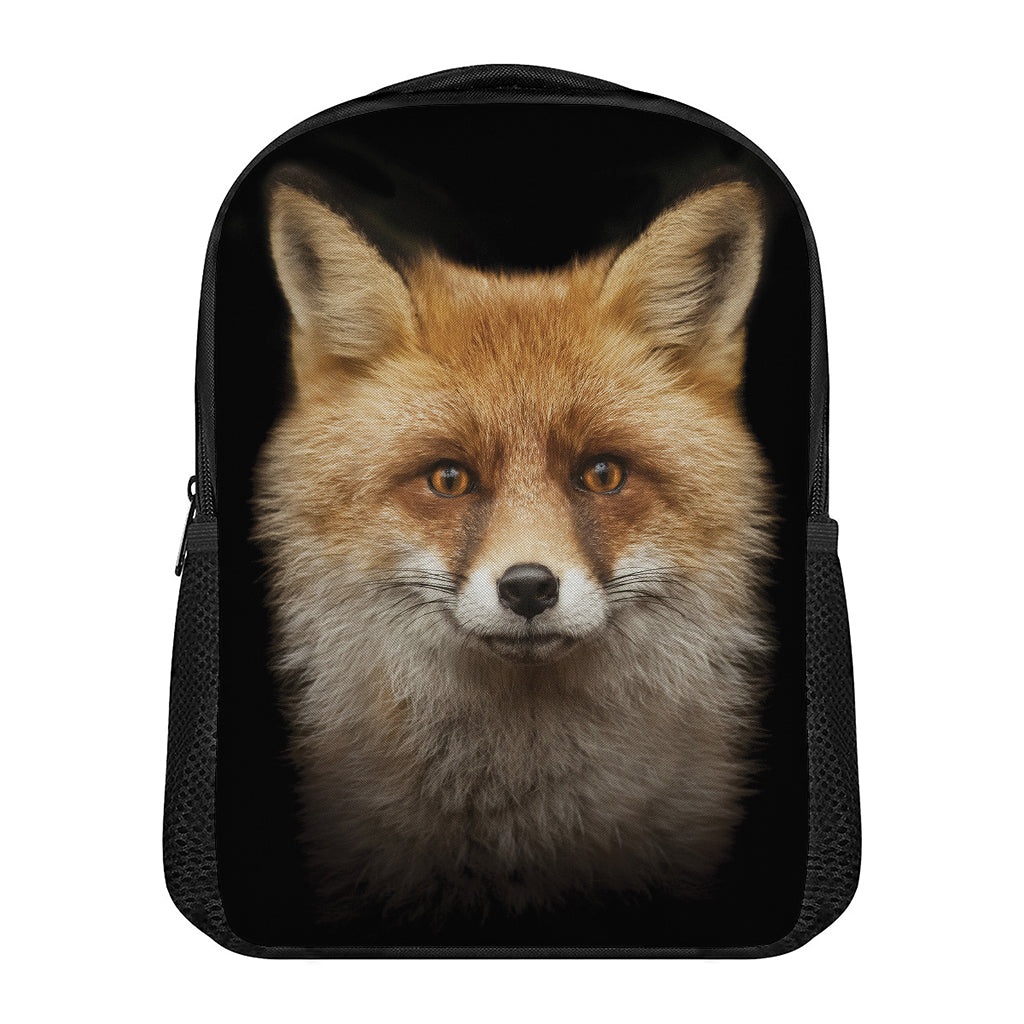 Fox Portrait Print Casual Backpack
