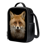 Fox Portrait Print Crossbody Lunch Bag