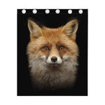 Fox Portrait Print Curtain