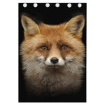 Fox Portrait Print Curtain